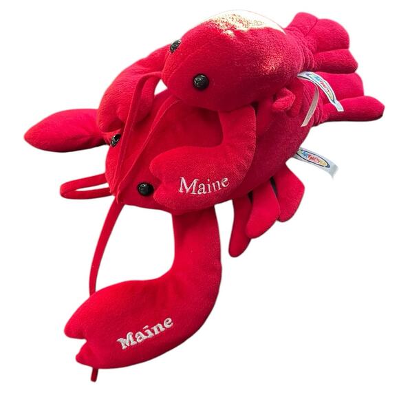 Mary Meyer Lobster Plush Maine Stuffed Animal Crustacean Souvenir 14" Lot of 2 - Picture 10 of 12